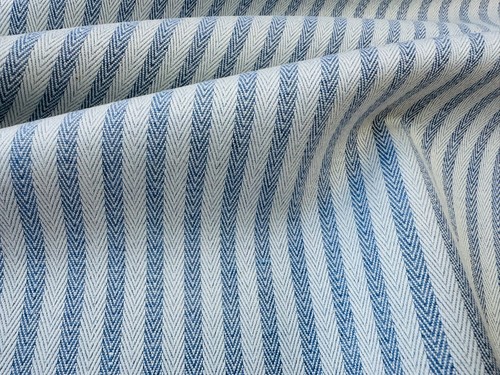 5mm herringbone ticking - herringbone, stripe
