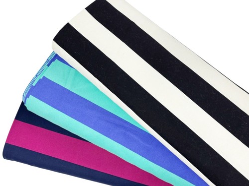 Canvas stripe fabric bold - canvas,
