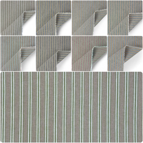 Ticking stripe linen look - ticking,