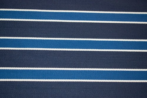 Blue white striped fabric - striped,