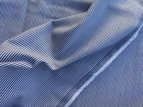 Navy white pin striped woven - navy,