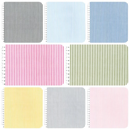 Striped chambray fabric yarn - striped,