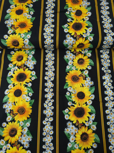 Sunflower daisy large panel - daisy,
