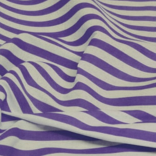 Purple candy stripe polycotton - purple,