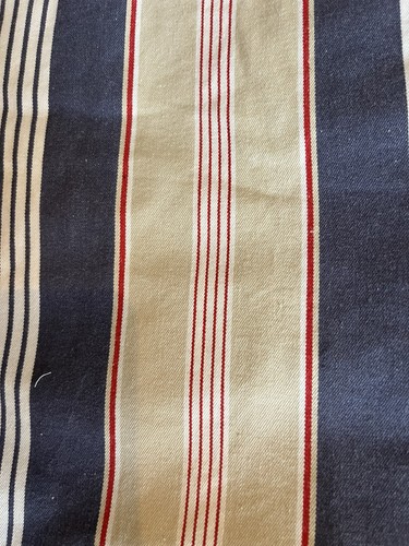 New cotton striped fabric - new,