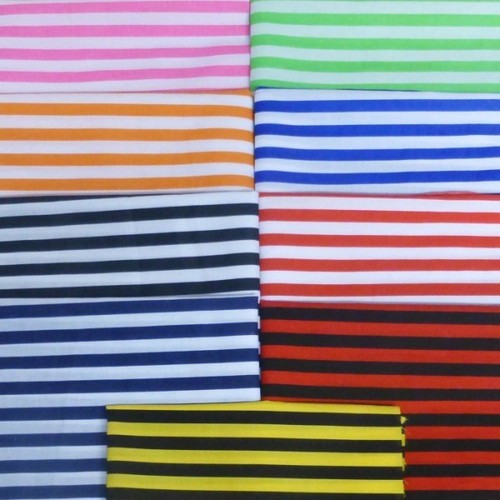 Polycotton fabric stripe - polycotton,