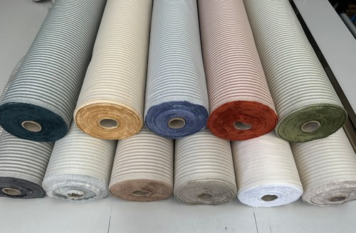 5mm herringbone ticking stripe - 5mm,