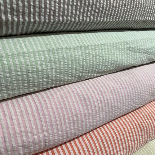 100 cotton seersucker fabric - cotton,